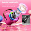 Picture of Mini Karaoke Machine with 2 Wireless Microphones for Kids Adults,Portable Bluetooth Karaoke Speaker with Party Lights,Christmas Birthday Gifts for Girls Ages 4, 5, 6,7, 8, 9, 10,12+ Family Home Party