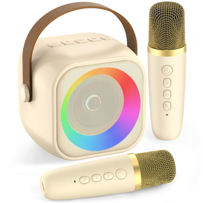 Picture of Karaoke Machine for Kids, Karaoke Gifts for Girls Ages 4, 5, 6, 7, 8, 9, 10, 12 +Year Old Birthday Party, 4-12 Years Old Christmas Toys Gift for Girls