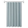 Picture of Mrs Awesome Blue Shower Curtain Liner with 3 Magnets, 72x72 Premium Flexible Sturdy Plastic Shower Curtain for Bathroom Lightweight & Waterproof, Stone Blue