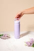 Picture of Ello Cooper Twist 18oz Stainless Steel Water Bottle with Chug Lid | Leak Proof Double Walled and Vacuum Insulated | Fits Car Cupholder | Built in Carry Loop | Dishwasher Safe | Lilac