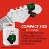 Picture of Fender FT-1 Professional Guitar Tuner Clip On, with 1-Year Warranty, Full-Range Chromatic Guitar Tuner with Dual-Rotating Hinges, A4 Calibration