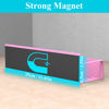 Picture of HuggieGems 4 Pack Magnetic Spice Storage Rack Organizer for Refrigerator and Oven, Pink Fridge Organizers and Storage