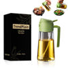 Picture of TrendPlain 16oz Olive Oil Dispenser Bottle for Kitchen - 2 in 1 Oil Dispenser and Oil Sprayer for Cooking, Air Fryer, Salad, 470ml Olive Oil Sprayer Green