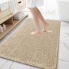 Picture of OLANLY Bathroom Rugs 59x35, Extra Soft Absorbent Chenille Bath Rugs, Rubber Backing Quick Dry, Machine Washable Bath Mats for Bathroom Floor, Tub and Shower, Home Decor Accessories, Beige