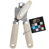 Picture of The Original Gorilla Grip Heavy Duty Stainless Steel Smooth Edge Manual Can Opener and Bottle Openers, Soft Handle, Rust Proof Oversized Handheld Easy Turn Knob, Multifunctional Kitchen Tool, Almond