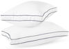Picture of Utopia Bedding Bed Pillows for Sleeping Queen Size (Navy/White), Set of 2, Cooling Hotel Quality, Gusseted Pillow for Back, Stomach or Side Sleepers