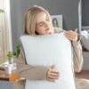 Picture of Utopia Bedding Bed Pillows for Sleeping Queen Size (Navy/White), Set of 2, Cooling Hotel Quality, Gusseted Pillow for Back, Stomach or Side Sleepers