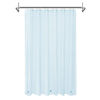 Picture of Mrs Awesome Clear Blue Shower Curtain Liner with 3 Magnets, 72x72 Premium Flexible Sturdy Plastic Shower Curtain for Bathroom Lightweight & Waterproof, Clear Blue