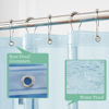Picture of Mrs Awesome Clear Blue Shower Curtain Liner with 3 Magnets, 72x72 Premium Flexible Sturdy Plastic Shower Curtain for Bathroom Lightweight & Waterproof, Clear Blue