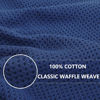 Picture of Homaxy 100% Cotton Waffle Weave Kitchen Dish Towels, Ultra Soft Absorbent Quick Drying Cleaning Towel, 13 x 28 Inches, 8-Pack, Navy Blue