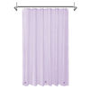 Picture of Mrs Awesome Clear Lavender Shower Curtain Liner with 3 Magnets, 72x72 Premium Flexible Sturdy Plastic Shower Curtain for Bathroom Lightweight & Waterproof, Clear Lavender
