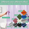 Picture of Mrs Awesome Clear Lavender Shower Curtain Liner with 3 Magnets, 72x72 Premium Flexible Sturdy Plastic Shower Curtain for Bathroom Lightweight & Waterproof, Clear Lavender