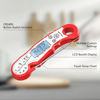 Picture of Meat Thermometer Digital - Fast Instant Read Food Thermometer for Cooking, Candy, Outside Grill, and Roast, Digital Food Thermometer with Backlight LCD & Calibration - Red/Silver