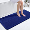 Picture of OLANLY Bathroom Rugs 47x20, Extra Soft Absorbent Chenille Bath Rugs, Rubber Backing Quick Dry, Machine Washable Bath Mats for Bathroom Floor, Tub and Shower, Home Decor Accessories, Royal Blue
