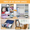 Picture of 10 Jumbo Vacuum Storage Bags, Space Saver Bags Compression Storage Bags for Comforters and Blankets, Vacuum Sealer Bags for Clothes Storage, Hand Pump Included