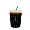 Picture of Sok It Java Sok Iced Coffee & Cold Soda Insulated Neoprene Cup Sleeve (Mystical Meows, Small: 16-20oz)