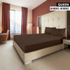 Picture of Utopia Bedding Queen Fitted Sheet - Bottom Sheet - Deep Pocket - Soft Microfiber - Shrinkage and Fade Resistant - Easy Care -1 Fitted Sheet Only (Brown)