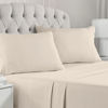 Picture of Mellanni RV Bed Sheets - Camping Sheets Queen Set - 10" Deep Pocket Fitted Sheet Camper Bed Sheets - Wrinkle, Fade, Stain Resistant - 4 Elastic Bands for Snug Fit (Short Queen, Sand)