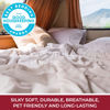 Picture of Mellanni RV Bed Sheets - Camping Sheets Queen Set - 10" Deep Pocket Fitted Sheet Camper Bed Sheets - Wrinkle, Fade, Stain Resistant - 4 Elastic Bands for Snug Fit (Short Queen, Sand)