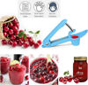 Picture of Cherry Pitter Olive Pitter Tool, Cherry Pitter Remover, Fruit Pit Core Remover with Space-Saving Lock Design for Make Fresh Cherry Dishes, Cherry Pie and Jam and Cocktail Cherries