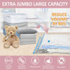 Picture of 6 Pack XXL Jumbo Vacuum Storage Bags, Extra Jumbo Vacuum Sealed Bags for Comforters, Bedding, Blanket Storage, Space Saver Extra Large Vacuum Storage Bags for Huge Stuffed Toy(47.2x35 in)