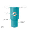 Picture of Simple Modern Officially Licensed NFL Miami Dolphins 30 oz Tumbler with Flip Lid and Straws | Insulated Cup Stainless Steel | Gifts for Men Women | Trek Collection | Miami Dolphins