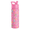 Picture of Simple Modern Paw Patrol Kids Water Bottle with Straw Lid | Reusable Insulated Stainless Steel Cup for Girls, School | Summit Collection | 18oz, Sunny Florals