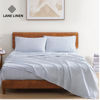 Picture of LANE LINEN 100% Organic Cotton Full Sheets Set 4-Piece Pure Percale Long Staple Soft Bedding Breathable Fits Mattress Upto 15" Deep - Polka Dot