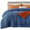 Picture of Bedsure Comforter Duvet Insert - Quilted Comforters Oversize Queen Size, All Season Duvet, Down Alternative Bedding Comforter with Tabs(Royal Blue,Oversize Queen 98"x98")