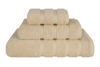 Picture of American Soft Linen Premium 3 Piece Towel Set, 1 Bath Towel 1 Hand Towel 1 Washcloth, 100% Cotton Turkish Towels for Bathroom, Beige Towel Set