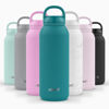 Picture of Ello Cooper Twist 40oz Stainless Steel Water Bottle with Chug Lid | Leak Proof | Double Walled and Vacuum Insulated | Built in Carry Loop | Dishwasher Safe | Antigua