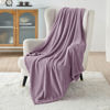 Picture of Bedsure Fleece Throw XL Blanket Fog Purple - 300GSM Soft Lightweight Plush Cozy Blankets for Bed, Sofa, Couch, Travel, Camping, 50x70 inches
