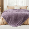 Picture of Bedsure Light Purple Fleece Blanket for Couch - Super Soft Cozy Queen Blankets for Women, Cute Small Throws for Girls, 90x90 Inches