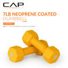 Picture of CAP Barbell Neoprene Dumbbell Weights, 7 lb Pair, Tuscan Gold