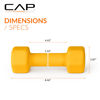Picture of CAP Barbell Neoprene Dumbbell Weights, 7 lb Pair, Tuscan Gold