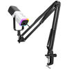 Picture of FIFINE Gaming XLR/USB Microphone Kit, Streaming Dynamic Mic Set for PC, Computer Mic for Vocal Podcast Recording Voiceover, with Headphones Jack, Gain Knob, Arm Stand-AmpliGame AM8T White