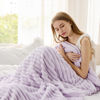 Picture of Bedsure Lavender Fog Twin Blanket for Bed - Super Soft Cozy Blankets for Women, Cute Large Blanket for Girls, 66x90 Inches