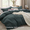 Picture of Bedsure Forest Green Duvet Cover Full Size - 3 Pieces Prewashed Extra Soft Bedding Set, Includes 1 Duvet Cover 80x90 Inches with Zipper Closure & 2 Pillow Shams, Comforter Not Included