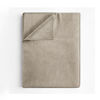 Picture of Twin Size Flat Sheet - Comfortable, Breathable & Cooling Top Sheet - Hotel Luxury, Fade Resistant Flat Sheet - Extra Soft & Comfy - Easy Care, Wrinkle Free - Heathered Beige Flat Sheet Only