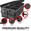 Picture of FORTEM Car Trunk Organizer with Cooler, Car Storage Organizer, Collapsible Multi Compartment Car Organizer, SUV Trunk Organizer, Non Slip Bottom, Adjustable Straps, Foldable Cover (Grey, X-Large)