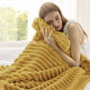 Picture of Bedsure Honey Fleece Blanket for Couch - Super Soft Cozy Twin Blankets for Women, Cute Small Throws for Girls, 60x80 Inches