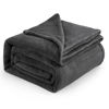 Picture of Bedsure Fleece Bed Blankets Full Size Charcoal - Soft Lightweight Plush Fuzzy Cozy Luxury Blanket Microfiber, 84x90 inches