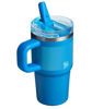 Picture of Stanley Quencher ProTour Flip Straw Tumbler with Leakproof Lid 20 oz | Built-In Straw & Handle | Cupholder Compatible for Travel | Insulated Stainless Steel Cup | BPA-Free | Azure Fade