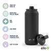 Picture of Ello Cooper Twist 22oz Stainless Steel Water Bottle with Chug Lid | Leak Proof Double Walled and Vacuum Insulated | Fits Car Cupholder | Built in Carry Loop | Dishwasher Safe | Bubblegum Pink