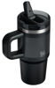 Picture of Stanley Quencher ProTour Flip Straw Tumbler with Leakproof Lid 14 oz | Built-In Straw & Handle | Cupholder Compatible for Travel | Insulated Stainless Steel Cup | BPA-Free | Black Fade