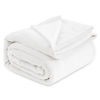 Picture of Bedsure Fleece Bed Blankets Full Size White - Soft Lightweight Plush Fuzzy Cozy Luxury Blanket Microfiber, 84x90 inches