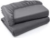 Picture of Utopia Bedding Fitted Sheet - Pack of 2 Bottom Sheets - Soft Brushed Microfiber - Deep Pockets, Shrinkage & Fade Resistant - Easy Care (Full, Grey)
