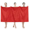 Picture of American Soft Linen 35x70 Jumbo Large Bath Towels, 100% Cotton Turkish Bath Sheet, Oversized Luxury Bath Towel Sheets for Bathroom Beach and Pool, Red