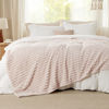 Picture of Bedsure King Size Blanket for Bed - Super Soft Cozy Blankets for Women, Cute Large Fleece Throws for Girls, Crystal Pink, 108x90 Inches