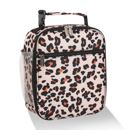 Picture of AYEANY Lunch box Lunch bag for men women Lunchbox Lunch bags Insulated Lunch bag Lunch box cooler (Leopard)